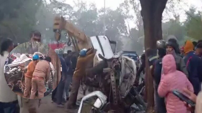 New Year च्या पार्टीने केला घात, 6 जीवलग मित्रांचा दुर्देवी मृत्यू! Jamshedpur Jharkhand 6 friends die car accident while returning from New Year party