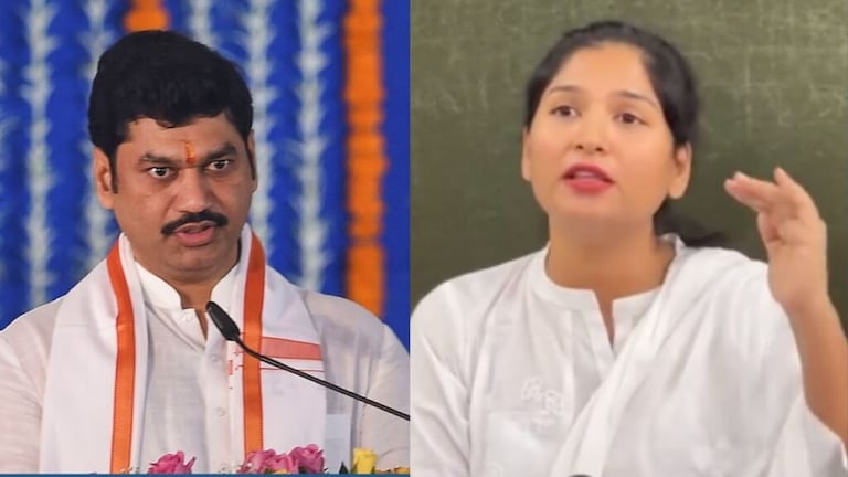 ‘धनंजय मुंडेंच्या गुंडांकडून मारहाण’, गैरवर्तन…, करूणा शर्माचे खळबळजनक आरोप karuna sharma big alligation against dhananjay munde devendra fadnavis beed news