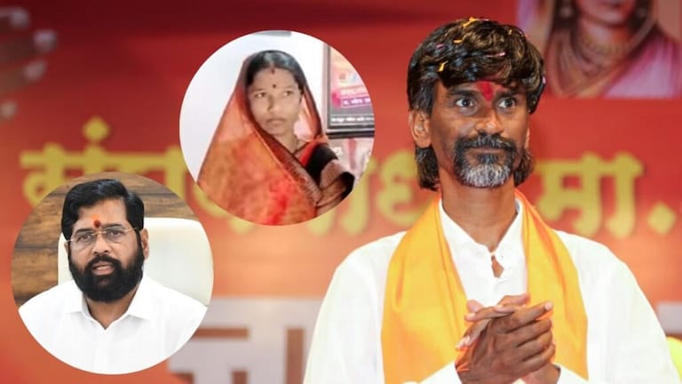 ‘सरकारने उपोषणाची वेळ आणू नये’, पाणावलेल्या डोळ्यांनी जरांगेंच्या पत्नीची सरकारला विनंती manoj jarange patil wife request to cm eknath shinde on maratha reservation mumbai azad maidan protest mumbai police