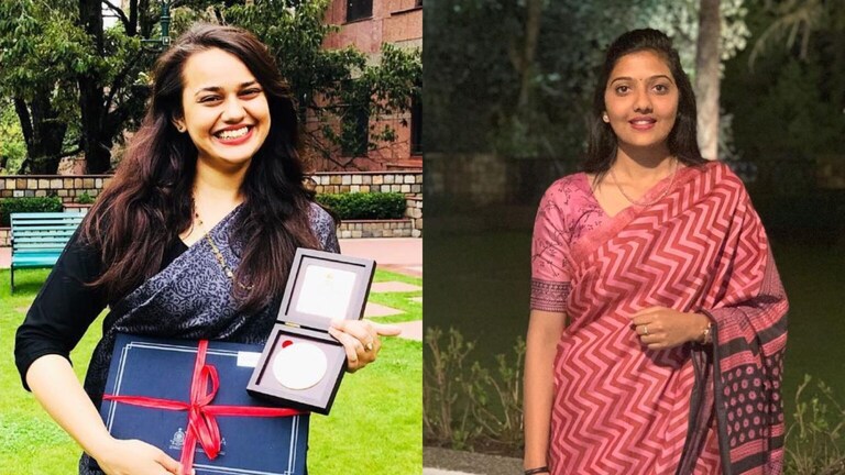 कोण आहे Shrushti Deshmukh?; IAS Tina Dabi नंतर इंटरनेटवर तुफान चर्चा Who is Shrushti Deshmukh After IAS Tina Dabi She is Very Famous on Social Media