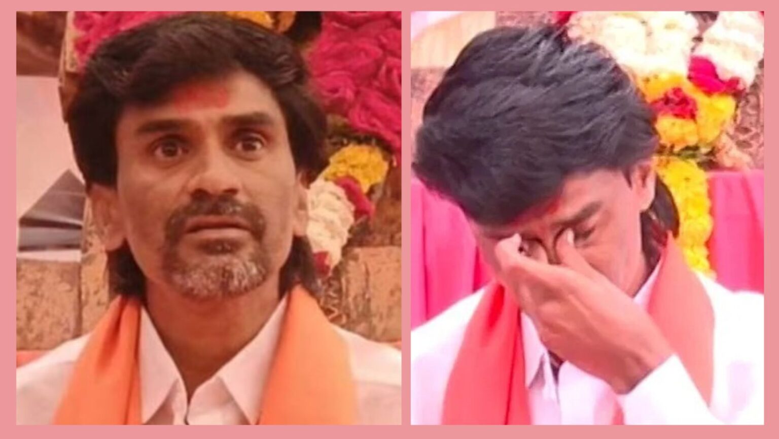 Maratha Reservation Manoj Jarange Patil before leaving antarwali sarati for Mumbai get Emotional