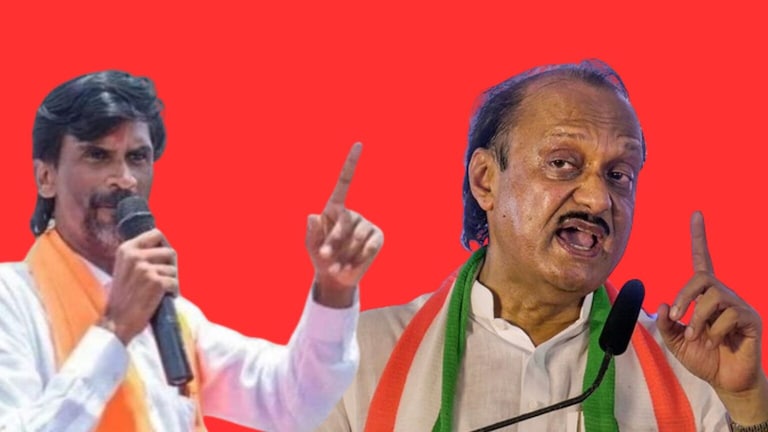 ‘अजित पवारांच्या पोटातलं ओठात आलं’, मराठा आरक्षणावरून जरांगे पाटलांचा पलटवार manoj Jarange Patil criticizes deputy chief minister ajit pawar over maratha reservatiomn