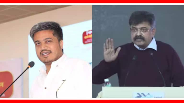 Jitendra Awhad : पवारांच्या दोन नेत्यांमध्ये ठिणगी; आव्हाडांचं रोहित पवारांना खरमरीत उत्तर Jitendra Awhad slams Rohit pawar, he said it is easy to tweet from abu dhabi.