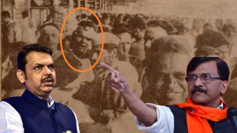राऊतांनी ‘त्या’ फोटोवरून फडणवीसांना डिवचलं, ‘नागपूर स्टेशनला गेला असा फिरायला’ sanjay raut criticize devendra fadnavis ayodhya carseva photo nagpur raiway station ram mandir inaugration