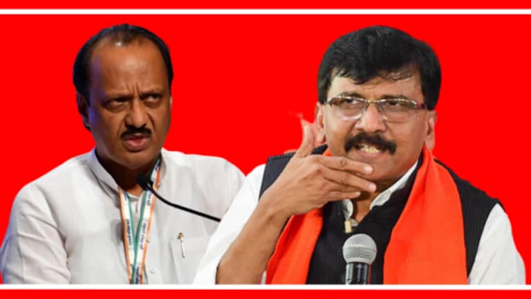 Sanjay Raut : ‘अजित पवारांचे सोम्या-गोम्या दिल्लीत’, राऊत भिडले, केला पलटवार Sanjay Raut slams ajit pawar after he called somya gomya