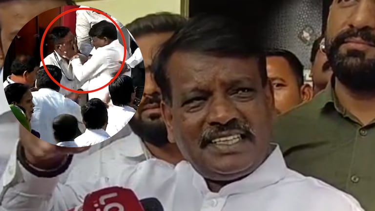 Sunil Kamble: ‘कानशिलात कशी मारतात माहितीए ना..’, भाजप आमदाराची उर्मट भाषा bjp mla sunil kamble arrogent statement after slapped to policeman in pune