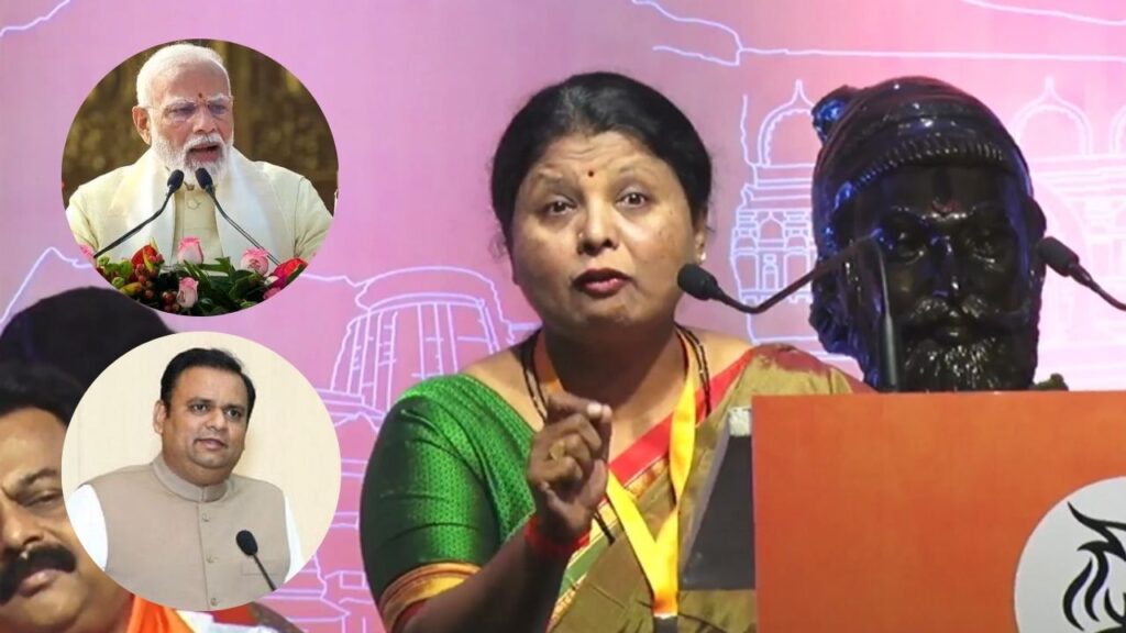 sushma andhare criticize pm narendra modi and rahul narvekar thackeray group nashik adhiveshan maharashtra politics