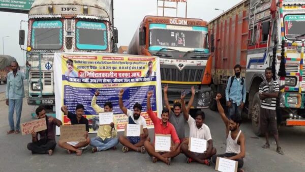 new hit and run law indian truck driver declared strike