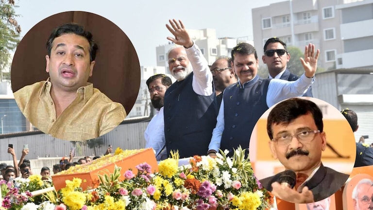 ‘संजय राऊत म्हणजे थुकलेले पान’, भाजप आमदार नितेश राणेंकडून जहरी टीका Mumbai Tak