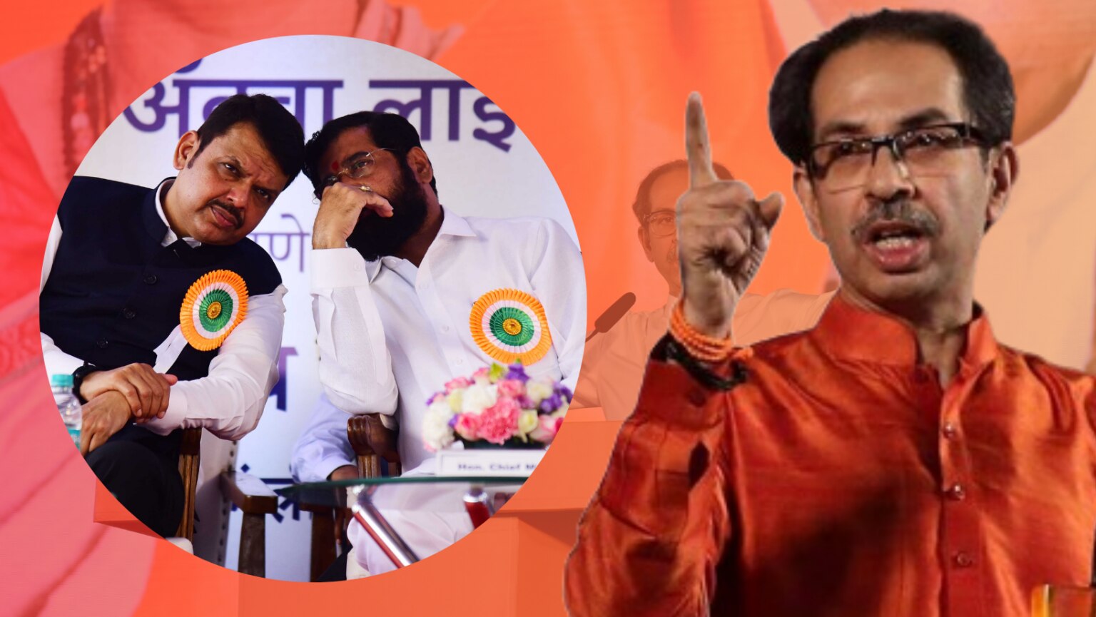 shinde group and bjp are dividing hindutva shiv sena ubt cheif uddhav thackeray angry again