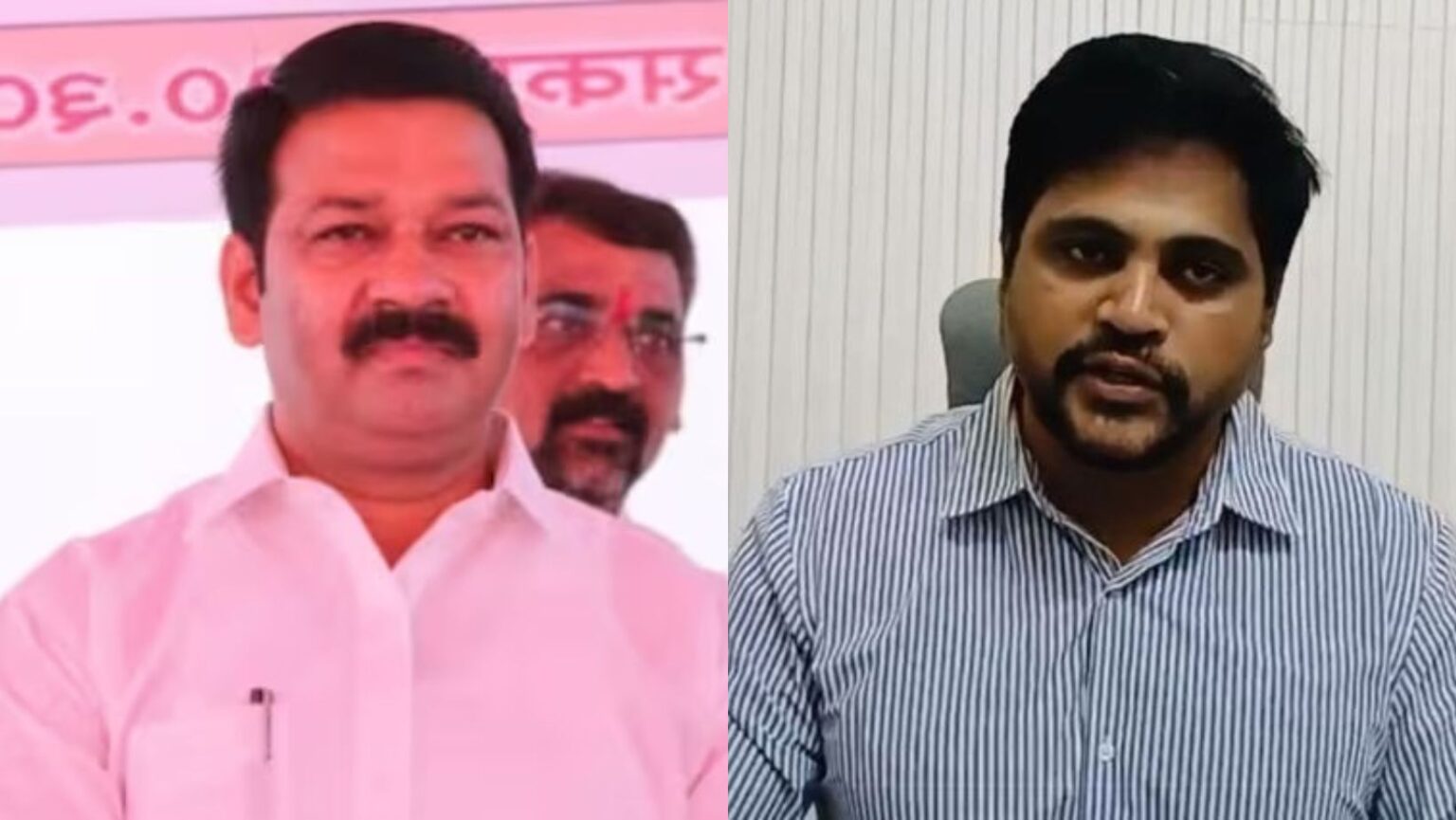 Shivsena Leader Mahesh Gaikwad allegedly shot by bjp MLA Ganesh Gaikwad Inside Ulhasnagar Police Station