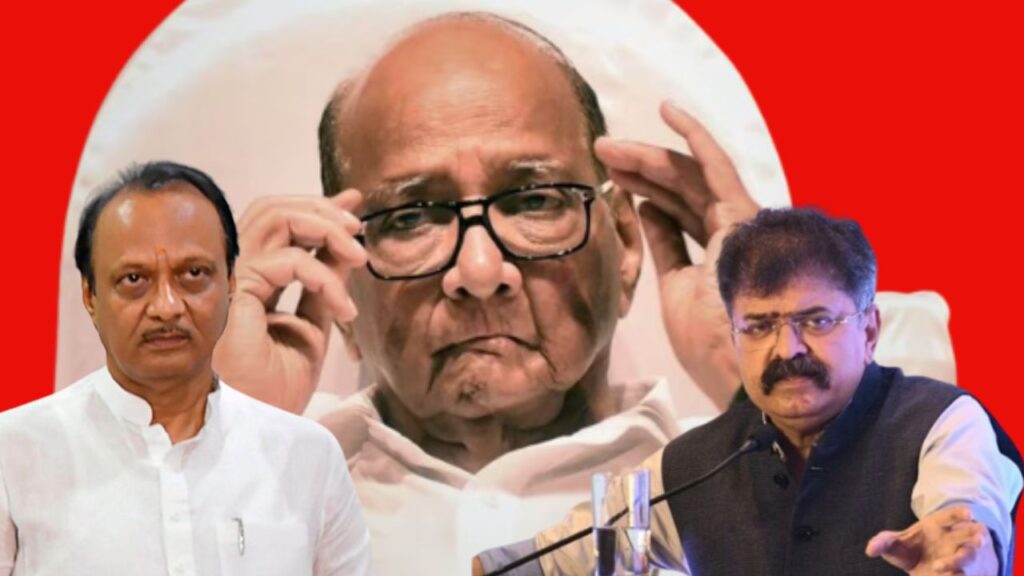 jitendra awhad reply ajit pawar over sharad pawar criticize ncp politics loksabha election maharashtra politics