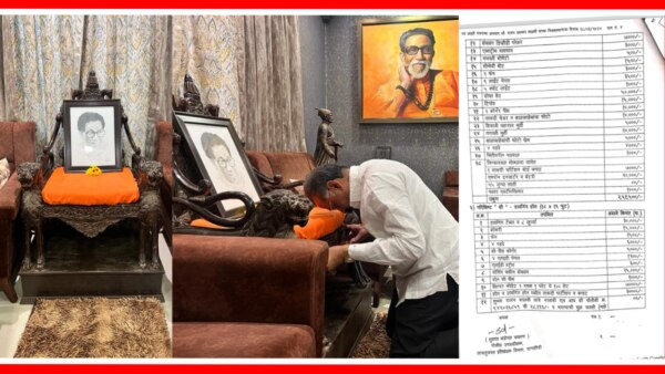 Rajan Salvi : “शिवसेनाप्रमुखांच्या फोटो आणि खुर्चीची किंमत 10 हजार ठरवली” rajan salvi shares post about balasaheb thackeray chair