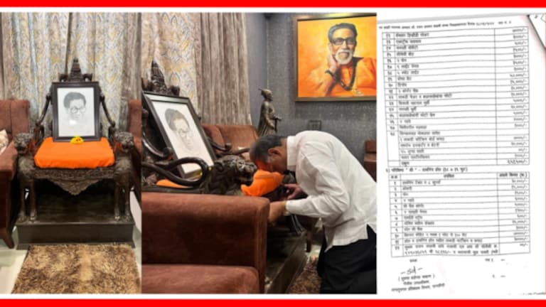 Rajan Salvi : “शिवसेनाप्रमुखांच्या फोटो आणि खुर्चीची किंमत 10 हजार ठरवली” rajan salvi shares post about balasaheb thackeray chair