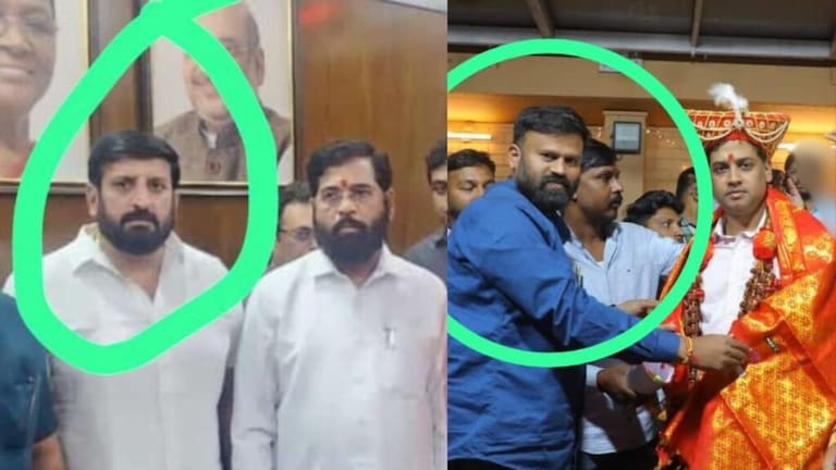 Shiv Sena : आधी श्रीकांत शिंदे, आता एकनाथ शिंदेंचा फोटो; संजय राऊतांनी बापलेकाला घेरलं sanjay raut criticize cm eknath shinde and shrikant shinde photo tweet vijay wadettiwar share reels maharashtra politics