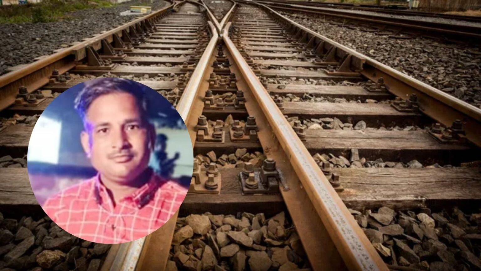 Father of 2 children set out to commit suicide with his girlfriend seeing the speed of the train the girlfriend stepped back