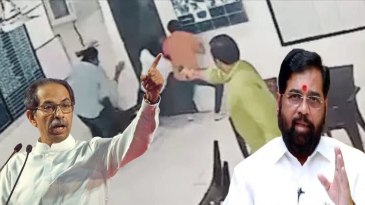 Uddhav Thackeray : ‘मिंधेंनीच मला गुंड बनवलं’, ठाकरेंची CM शिंदेंवर तोफ; गोळीबारावर काय बोलले? uddhav thackeray criticize cm eknath shinde on ganpat gaikwad firing case ulhasagar police station mahesh gaikwad