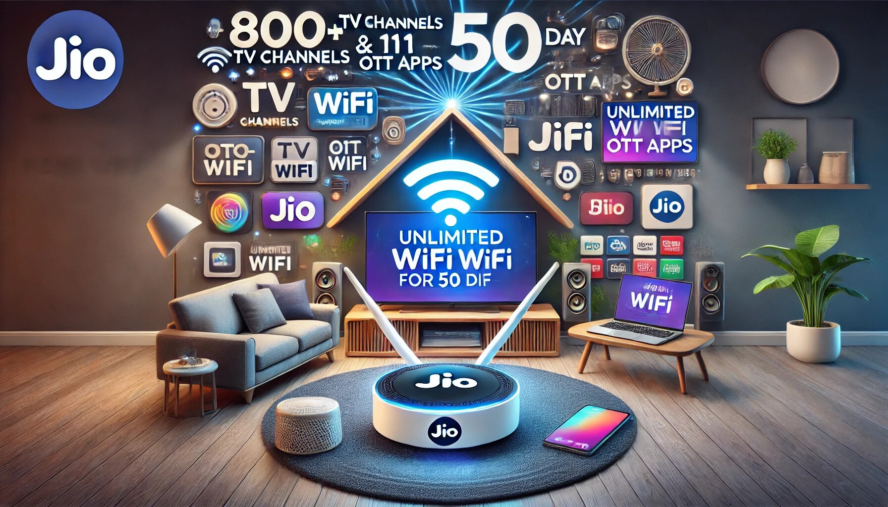 wifi के साथ 800 से ज्यादा टीवी चैनल्स
