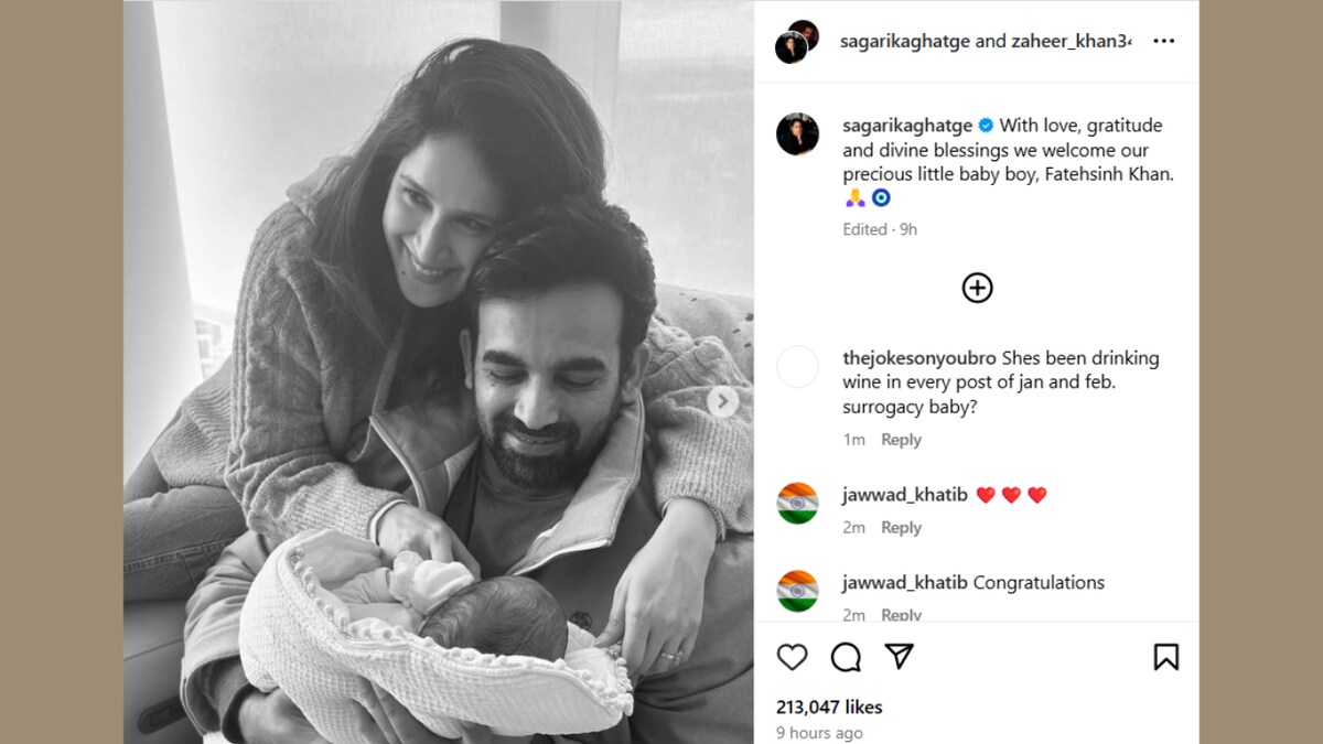 जहीर खान और सागरिका घाटगे ने माता-पिता बनने की खुशियां मनाई जहीर खान और सागरिका घाटगे ने माता-पिता बनने की खुशियां मनाई