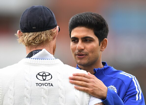 shubman gill and ben stokes