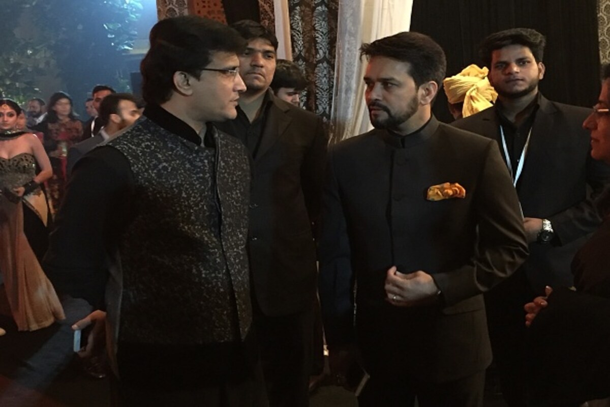 Sourav Ganguly and Anurag Thakur Sourav Ganguly and Anurag Thakur