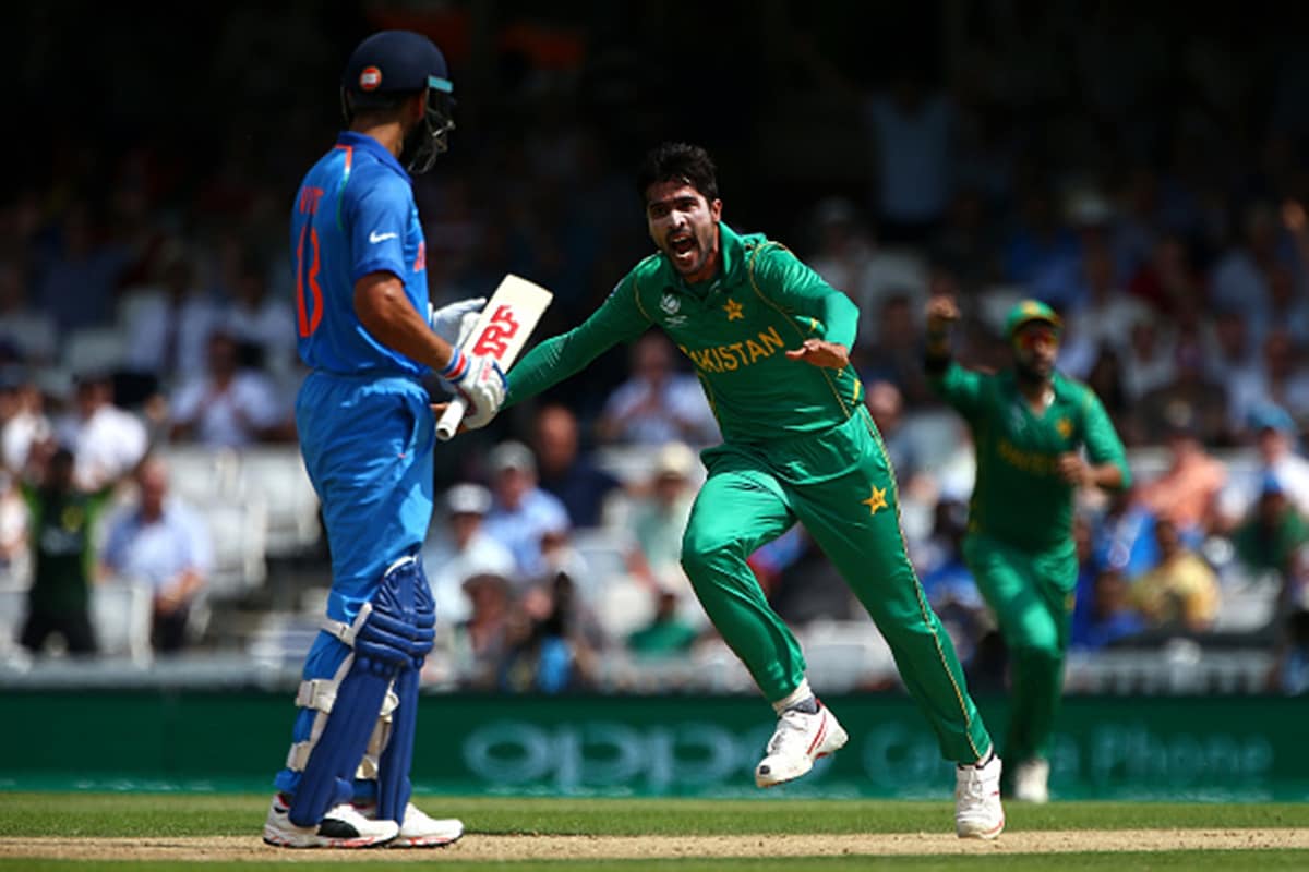 Mohammad Amir, Virat Kohli Mohammad Amir, Virat Kohli