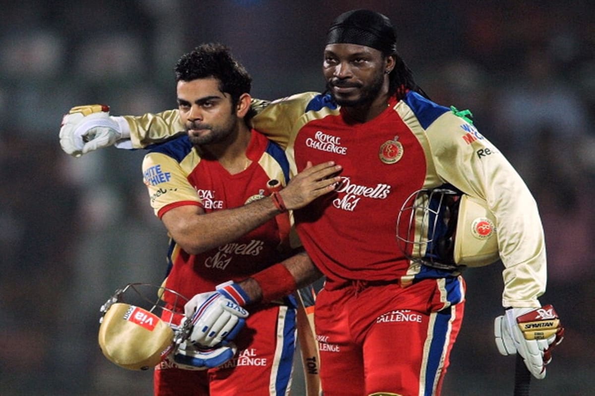 Virat Kohli, Chris Gayle Virat Kohli, Chris Gayle