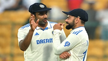 R Ashwin, Virat Kohli R Ashwin, Virat Kohli