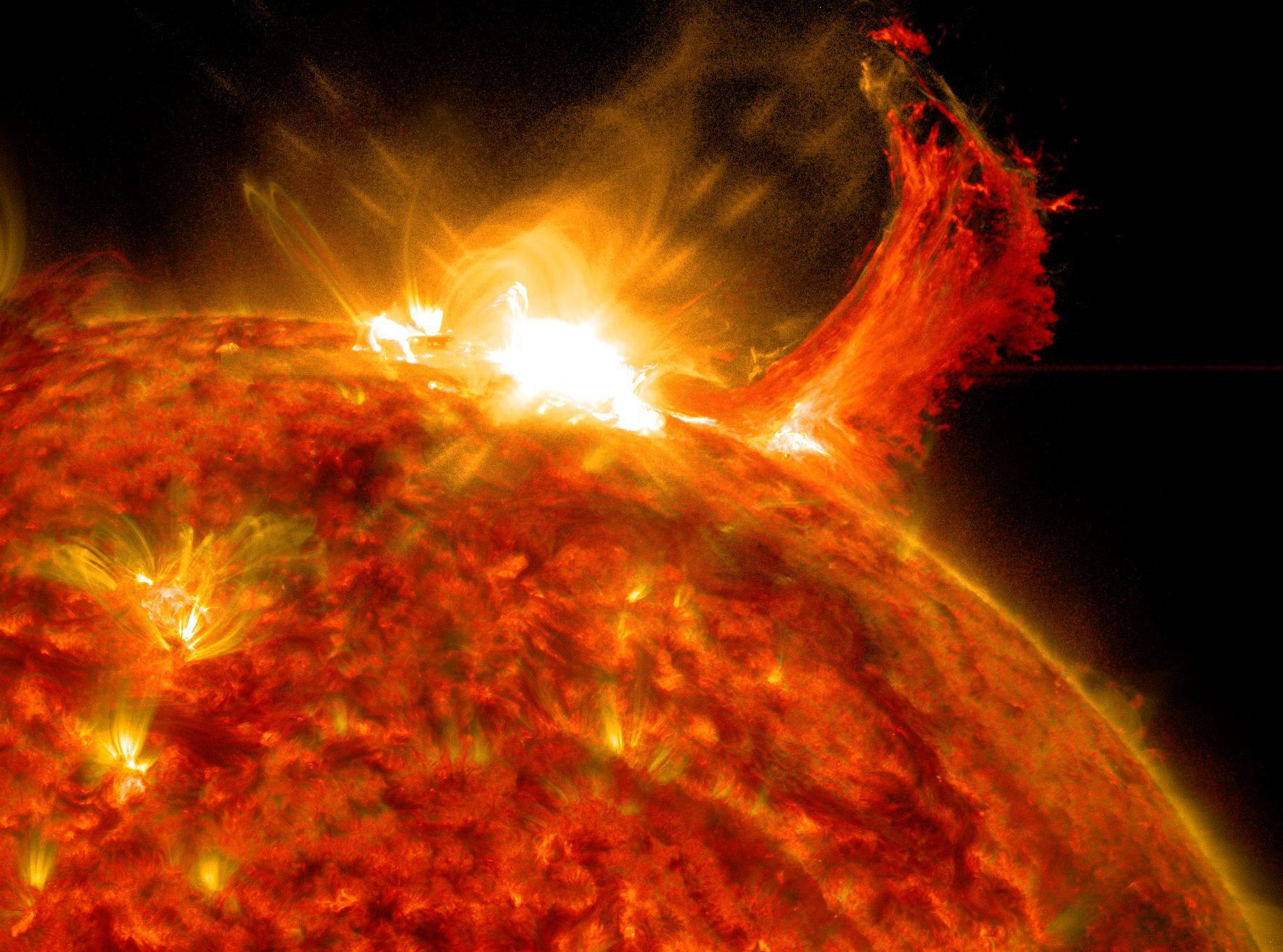 NASA Captured solar storm