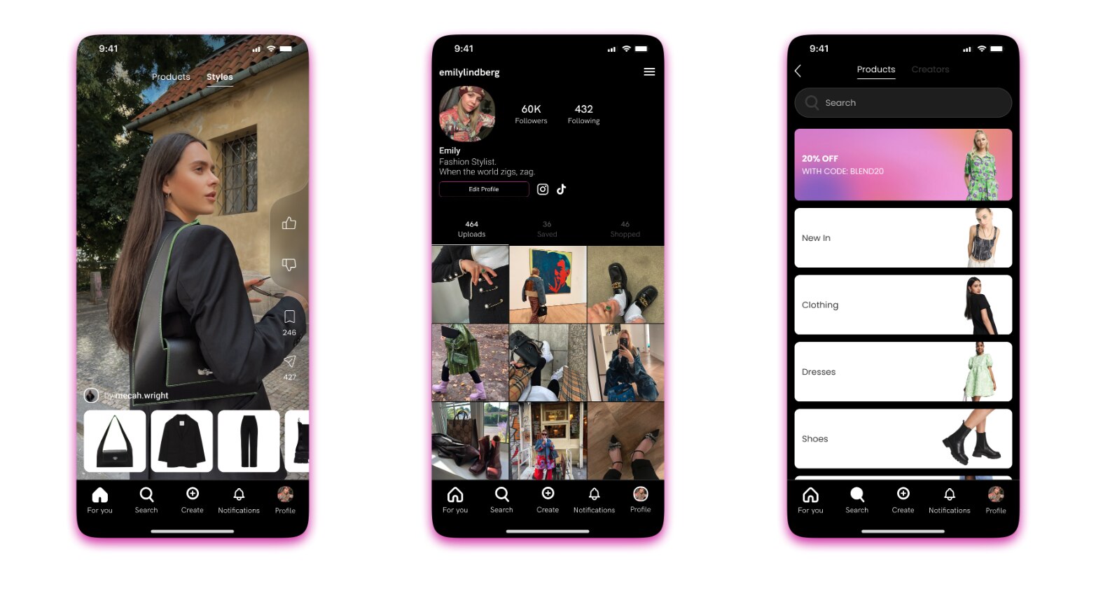 Blend AI shopping feature