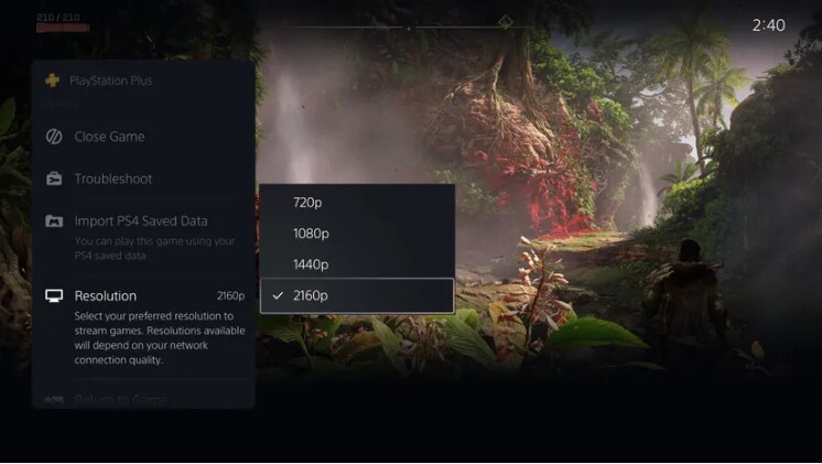 Streaming Resolutions