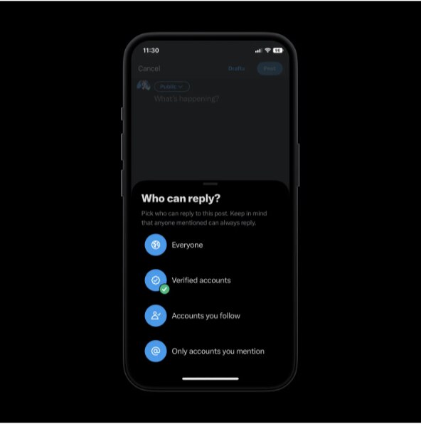X new feature to allow replies only from verified accounts (Photo: X)