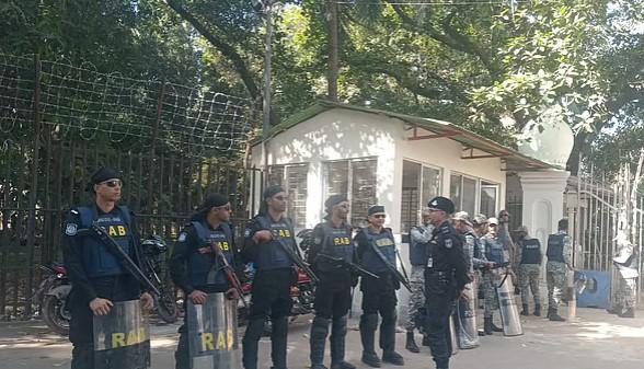 শেখ হাসিনার রায়দান গিরে ব্যাপক নিরাপত্তা শেখ হাসিনার রায়দান গিরে ব্যাপক নিরাপত্তা