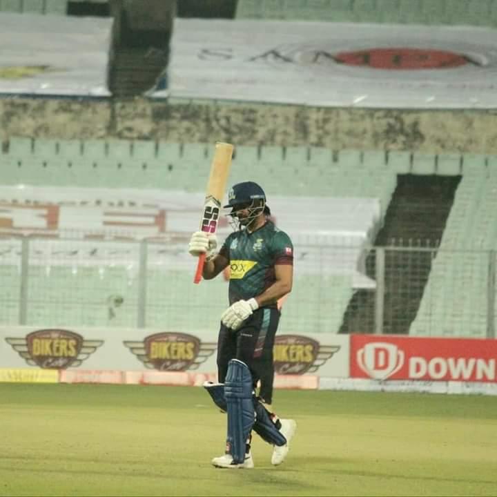 Manoj Tiwary after his half century