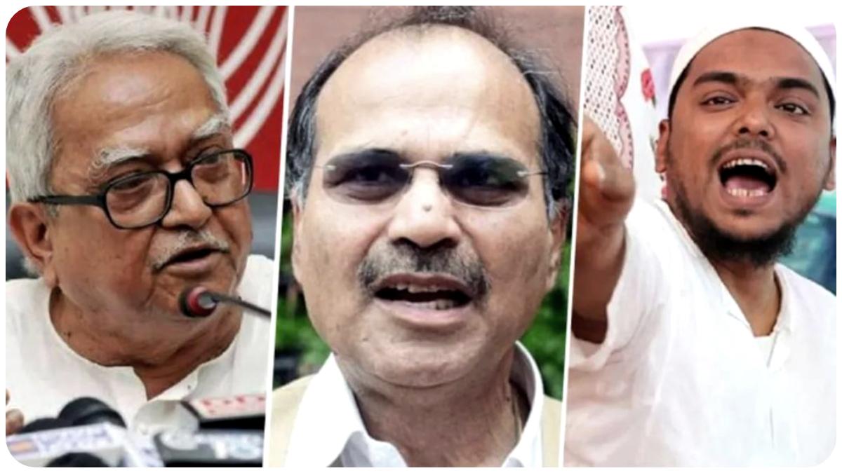 Biman Basu, adhir chowdhury, abbas siddiqui