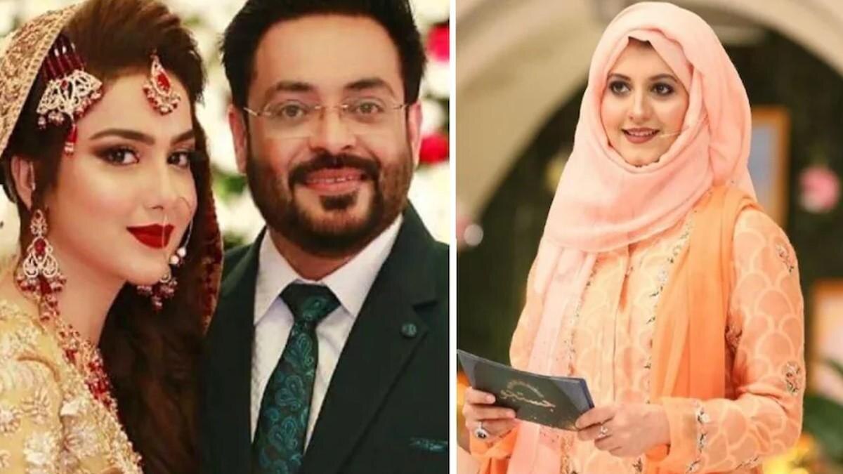 আমির তার দ্বিতীয় স্ত্রী এবং তার প্রথম স্ত্রীর সঙ্গে ডানদিকে দাঁড়িয়ে আছেন (Photo- Social Media/syedabushraiqbal/Instagram)