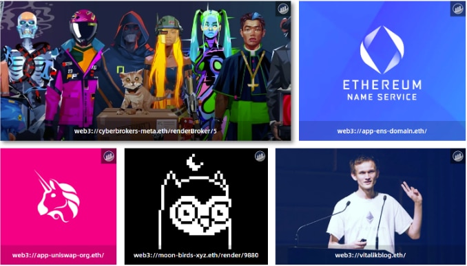 Types of Web3 Websites