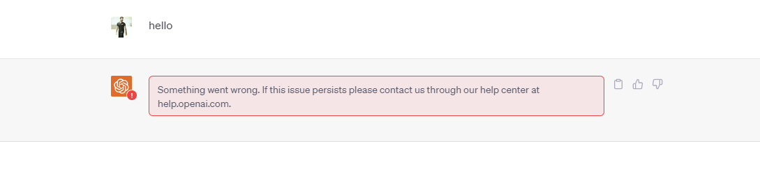 ChatGPT outage