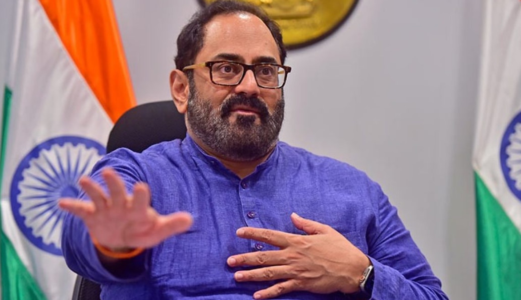 केंद्रीय इलेक्ट्रॉनिक्स और सूचना प्रौद्योगिकी मंत्री Rajeev Chandrasekhar