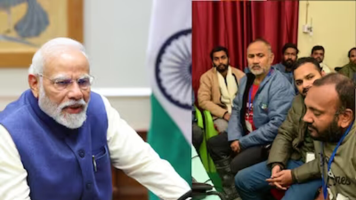 प्रधानमंत्री नरेंद्र मोदी ने फोन पर मजदूरों से बातचीत की