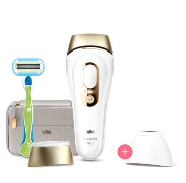 Braun Silk Expert Pro 5 PL5147 IPL Permanent Hair Removal Epilator - White, ₹34,999