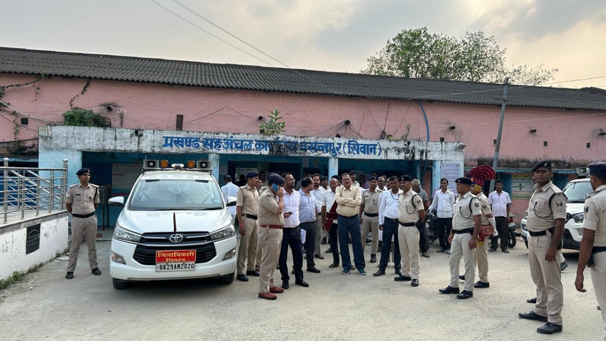 बसंतपुर में पहुंचा सरकारी अमला