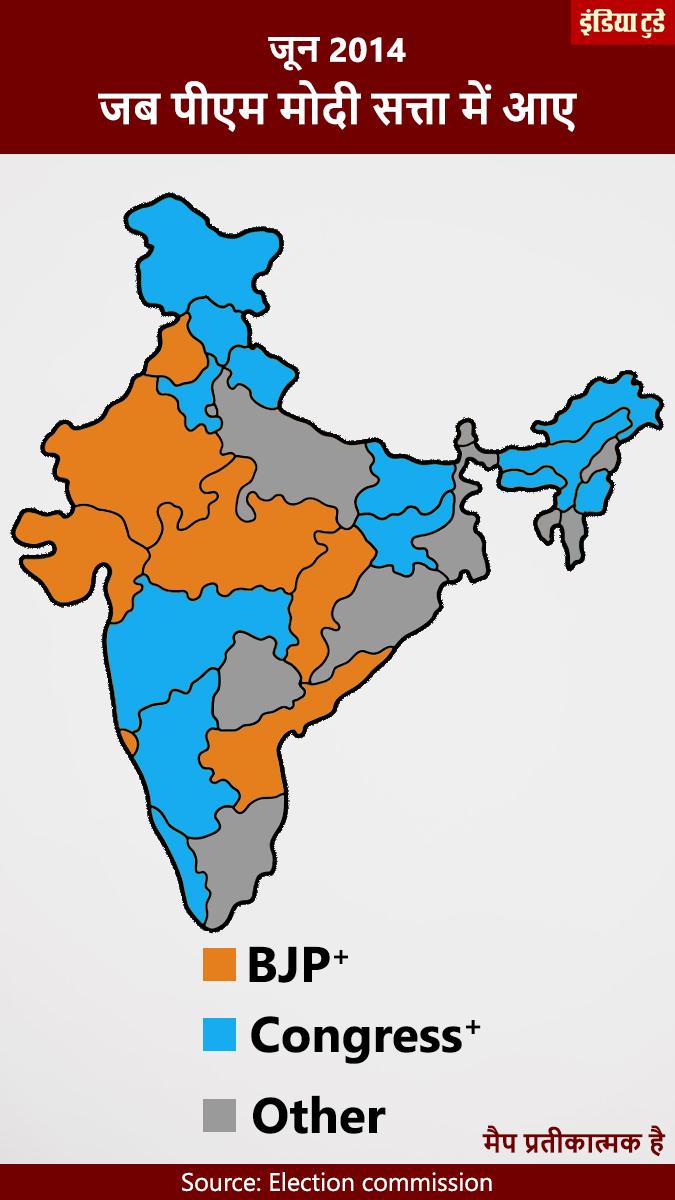बिहार के राजनीतिक मैप पर बीजेपी का प्रदर्शन