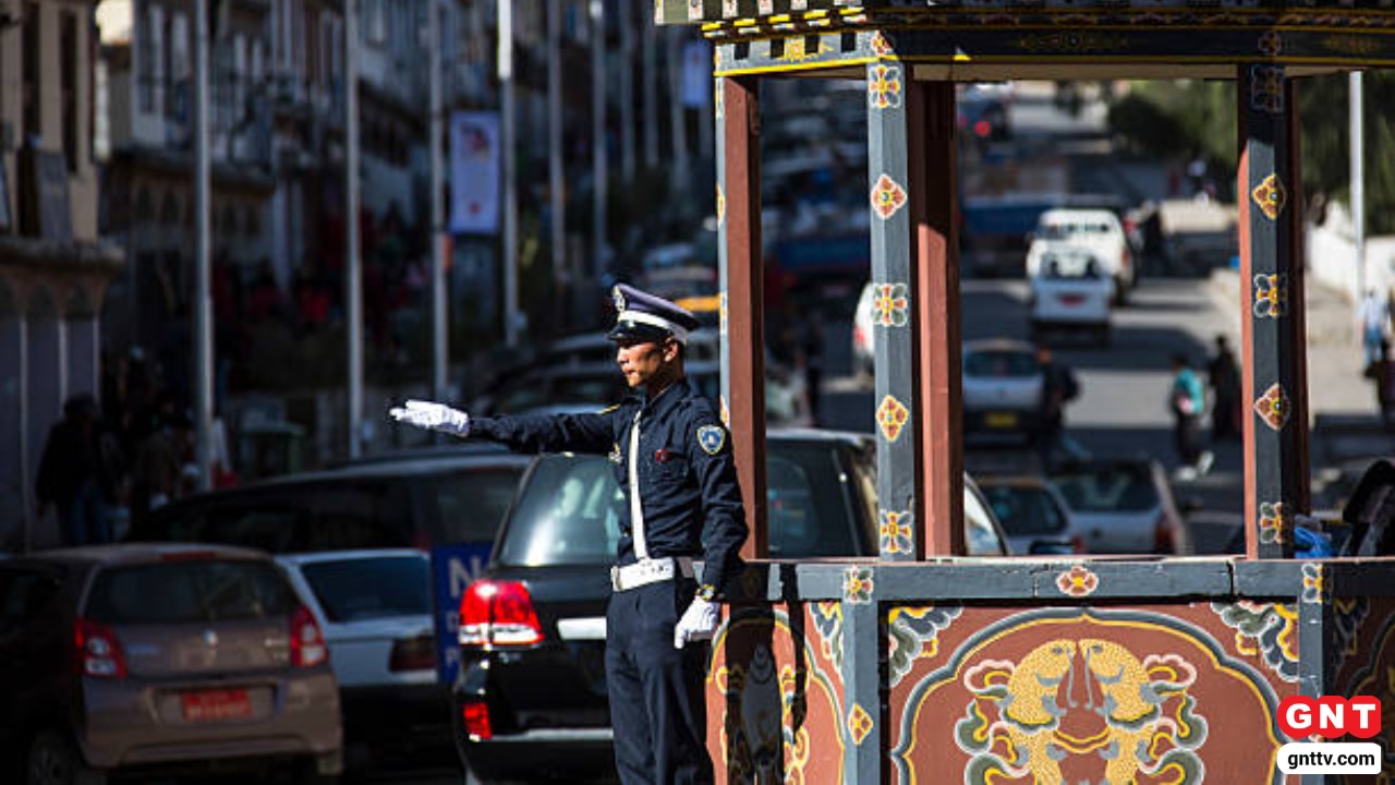 No Traffic Lights in Bhutan