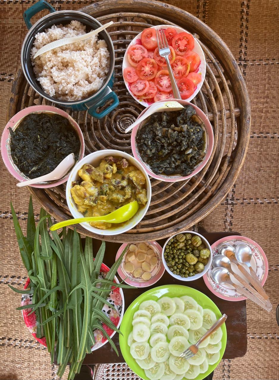 Bhoi meal in Khweng village in Ri-Bhoi district in Meghalaya