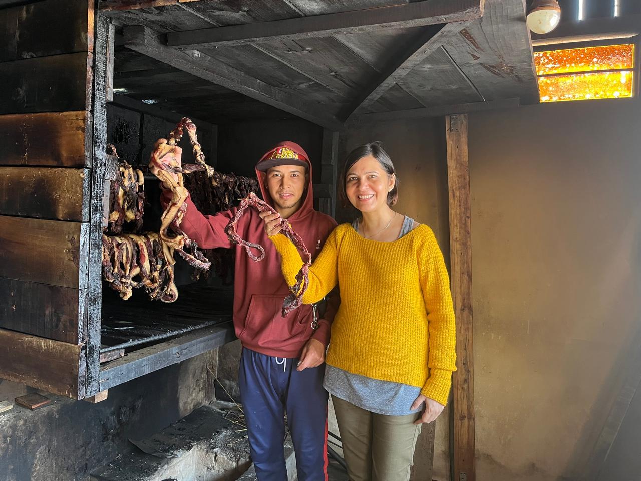 At a smokery in Mylliem village near Shillong