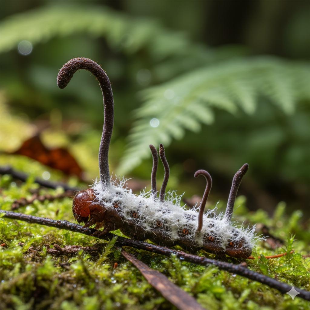 Caterpillar Fungus (Photo/Gemini AI)