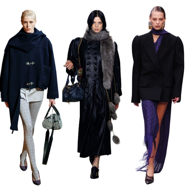 [L-R] Julie Kegels, Chloé, Acne Studios