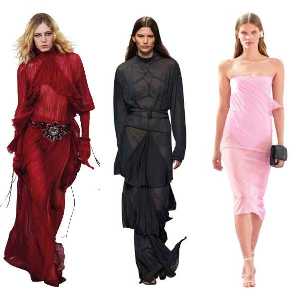 [L-R] Blumarine, Christopher Esber, Courrèges