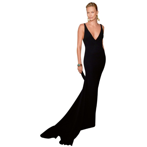 Charlize Theron dressed in Armani outfit